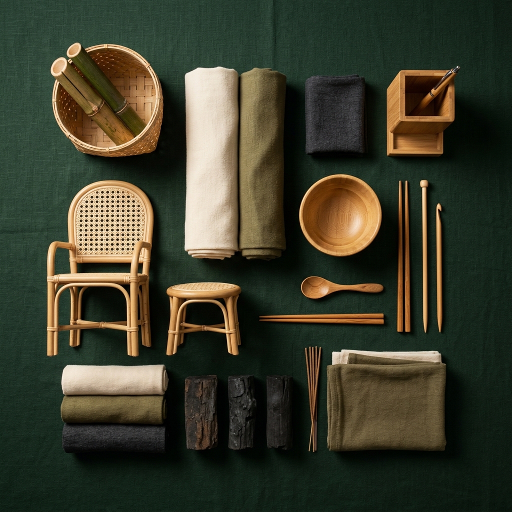 Bamboo products from Zimbabwe
